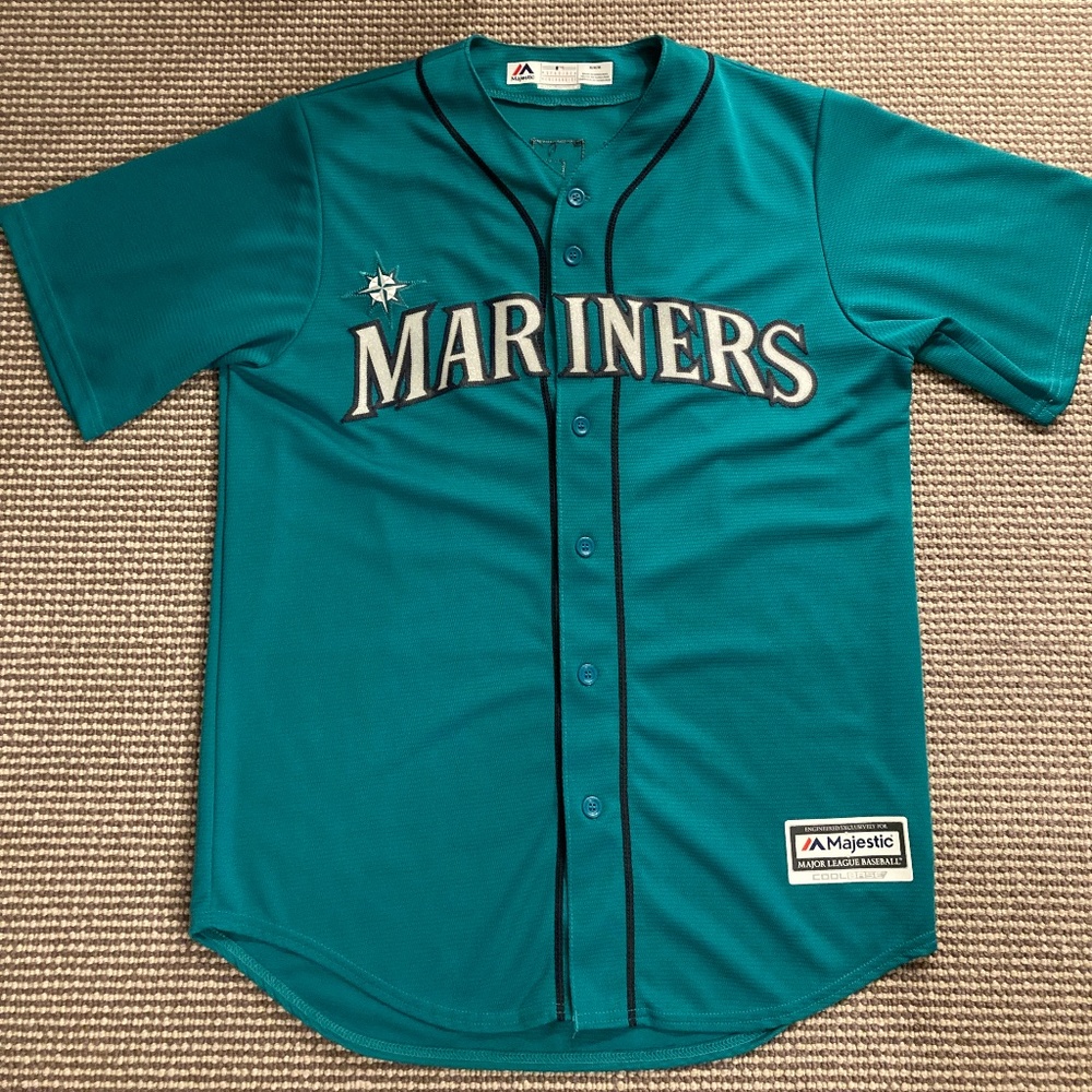 Ken Griffey Jr Mariners Majestic Size Medium